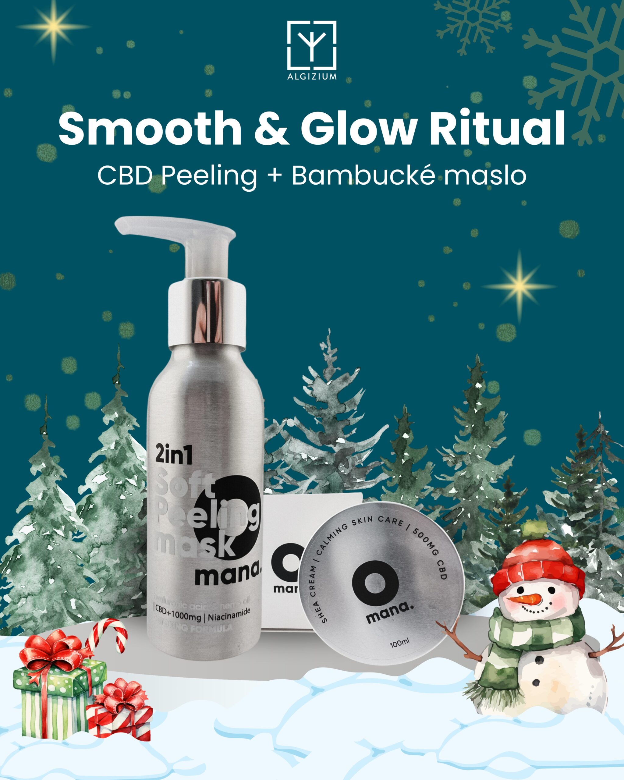 Smooth & Glow Ritual - mana. | Vianočný balíček #2